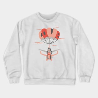 Love parachute (colorful) Crewneck Sweatshirt